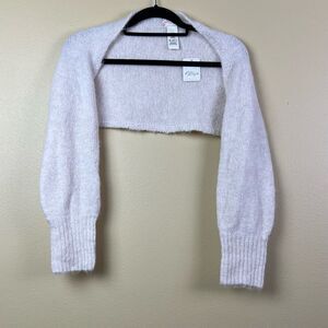 NWT Free People Sweater Just Sleeves Cream Size OS